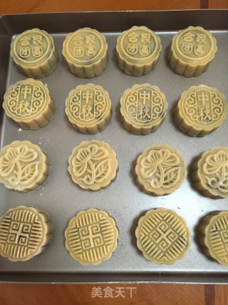 广式月饼之红豆蛋黄馅的做法步骤：21