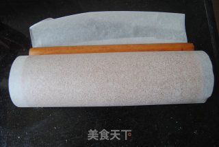 玫瑰巧克力蛋糕卷的做法步骤：16