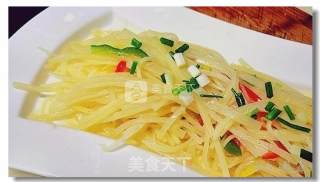 酸辣土豆丝的做法步骤：4