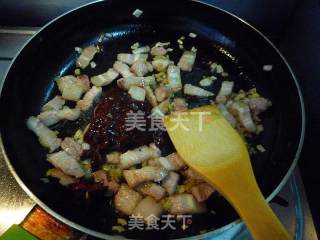 五花肉烧茄丁的做法步骤：8
