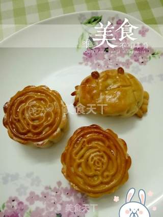 莲蓉蛋黄月饼的做法步骤：10