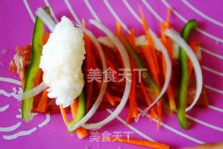 培根肉饭卷的做法步骤：5
