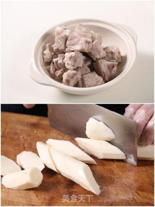 山药炖排骨的做法步骤：1