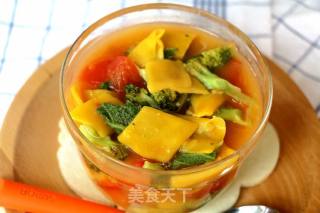 蔬菜煮南瓜面片的做法步骤：13
