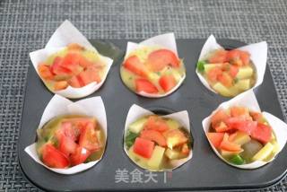 鸡蛋蔬菜杯的做法步骤：8