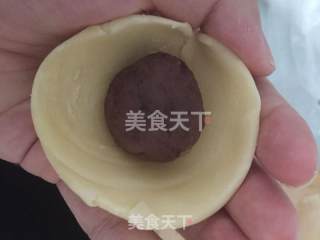 层层酥-豆沙酥or蛋黄酥的做法步骤：17
