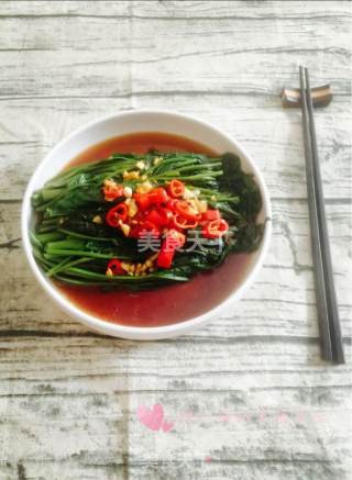 豉油空心菜的做法步骤：8
