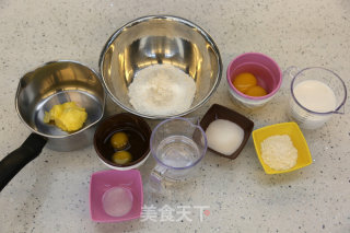 卡仕达泡芙的做法步骤：1