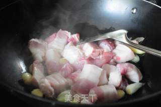 五花肉焖油豆角的做法步骤：3