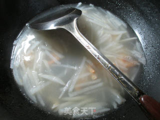 开洋萝卜煮粉丝的做法步骤：7
