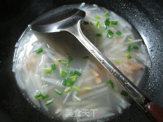 开洋萝卜煮粉丝的做法步骤：8