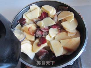 腊肉土豆片的做法步骤：4