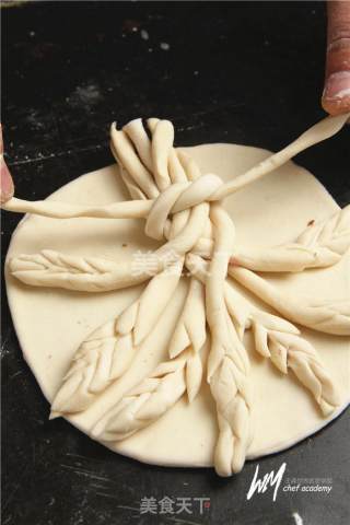 麦穗装饰面包的做法步骤：9