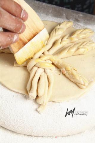 麦穗装饰面包的做法步骤：11