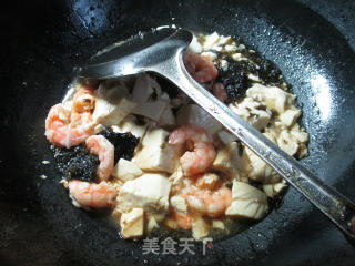 紫菜虾仁豆腐的做法步骤：9