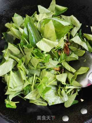 香菇空心菜的做法步骤：7