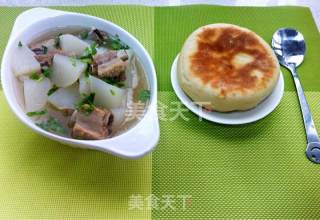 排骨煲白萝卜的做法步骤：2