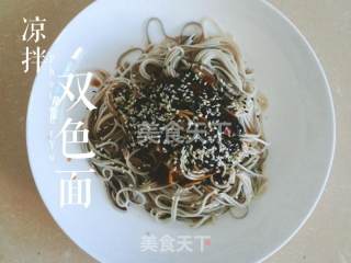 凉拌…双色面…的做法步骤：1