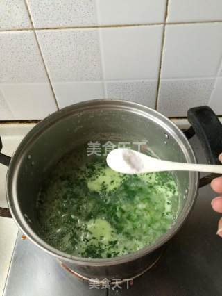 营养早餐——菜粥的做法步骤：6