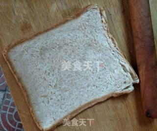 吐司玫瑰花的做法步骤：2