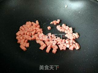 番茄蛋炒饭+糖黄煎蛋的做法步骤：3