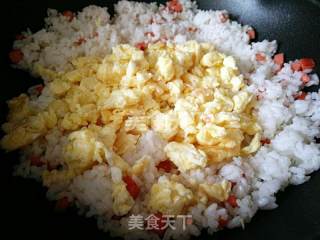 番茄蛋炒饭+糖黄煎蛋的做法步骤：6