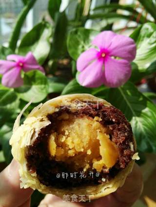 蛋黄酥～手揉油皮详细过程的做法步骤：34