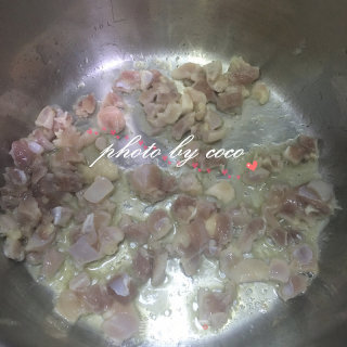 鸡蓉蘑菇粟米忌廉汤的做法步骤：5