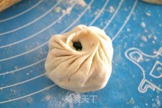香菇豆干菜包子的做法步骤：10