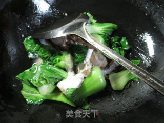 青菜螃蟹煮年糕的做法步骤：5