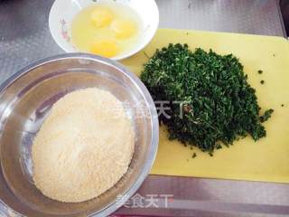 韭菜鸡蛋糊饼的做法步骤：1