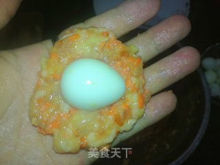 鹌鹑蛋丸子的做法步骤：5