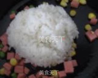 向日葵炒饭的做法步骤：4