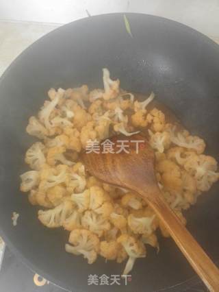 番茄酱菜花的做法步骤：5