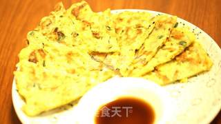 酥脆香，嫩可口，南瓜煎饼，丝丝润滑的做法步骤：7