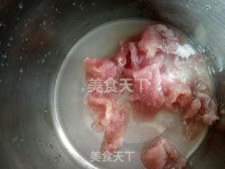 泥丁肉丝汤的做法步骤：2