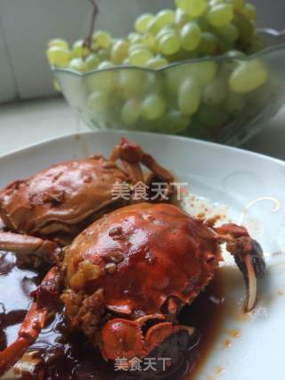 红烧大闸蟹重口味的点进来的做法步骤：10