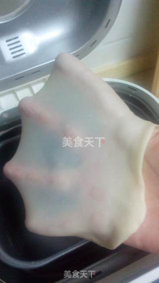 蔓越莓面包卷的做法步骤：1