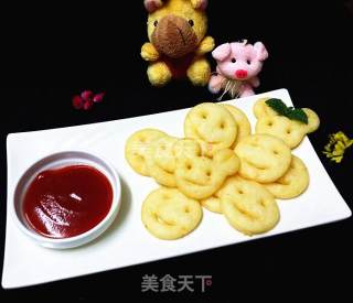 笑脸土豆饼的做法步骤：12