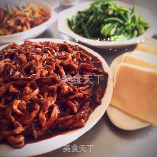 京酱肉丝的做法步骤：7