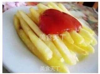 炸薯条的做法步骤：8