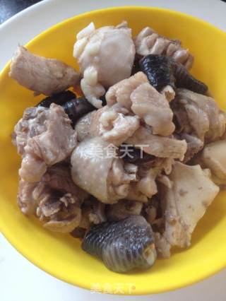 家常鸡块焖茄子的做法步骤：1