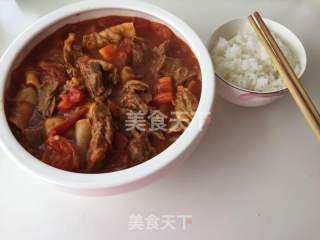 西红柿炖牛腩的做法步骤：8
