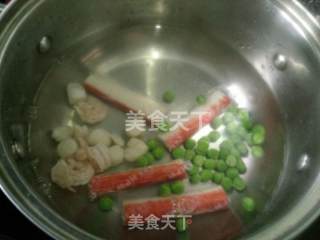 蔬果海鲜色拉的做法步骤：5