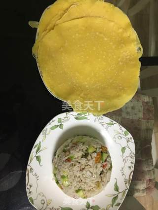 奶皮什锦包的做法步骤：7