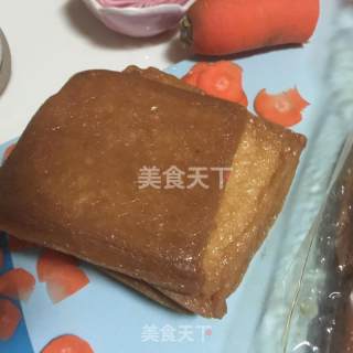 可爱小????豆腐皮饭团的做法步骤：3
