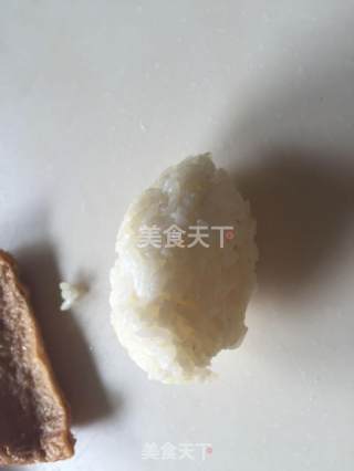 可爱小????豆腐皮饭团的做法步骤：8