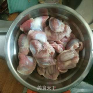 香辣炒鸡胗的做法步骤：1