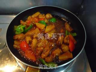 菠萝古老肉的做法步骤：14