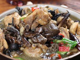 小鸡炖蘑菇的做法步骤：7